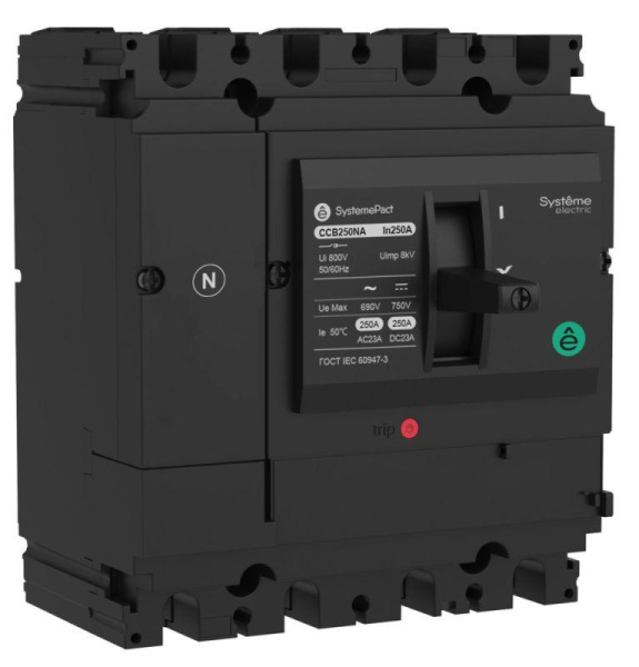 Выключатель-разъединитель SPC250 4P NA 250А SE SPC250250NA4DF