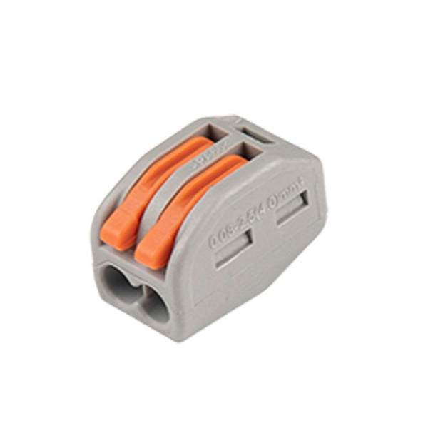 Клемма монтажная рычажного соединения PTC-2P 222-412 BL/10 450В 32А 0.08-2.5(4.0)кв.мм JazzWay 5050709