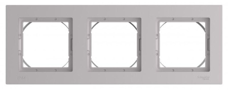 Рамка 3-м AtlasDesign Aqua IP44 алюм. SE ATN440303