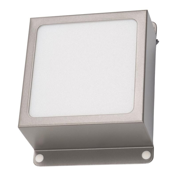 Светильник светодиодный PPL 089/G OPAL 9Вт 3000К IP40 ДВО/ДПО домино в потолок Грильято сер. JazzWay 5068988