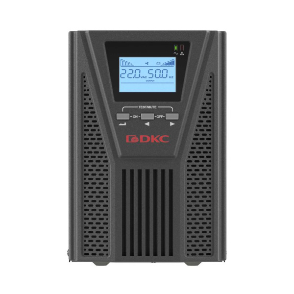 Источник бесперебойного питания Онлайн для Small Tower 1000 ВА/900Вт 1/1 2xSchuko EPO USB RS-232 RJ45 3х7А.ч DKC SMALLT1A10S
