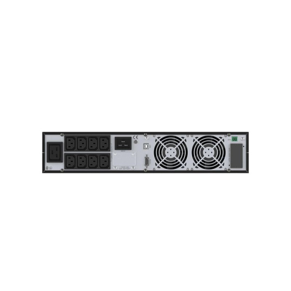 Источник бесперебойного питания Онлайн для Small Rackmount 3000 ВА/3000Вт 1/1 8xIEC C13 1хIEC C19 EPO USB RS-232 Rack 2U 6х9А.ч DKC SMALLR3A5I