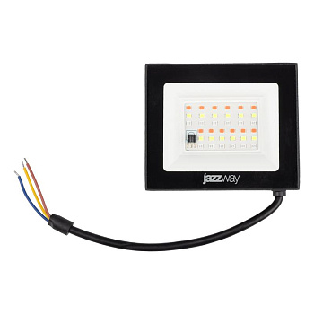 Прожектор светодиодный PFL RGB-RC 20Вт BL ДО/СДО IP65 (управление с пульта группой прожекторов R15м) JazzWay 5064157