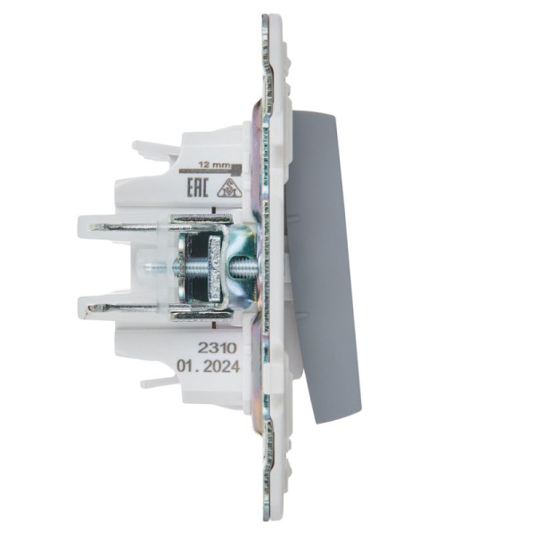 Выключатель 3-кл. SKANDY 10А SK-V11Gr сер. IEK SK-V30-0-10-K03