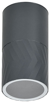 Светильник 5110 GU10 IP65 уличный потолочный сер. IEK LT-UPU0-5110-GU10-1-K03
