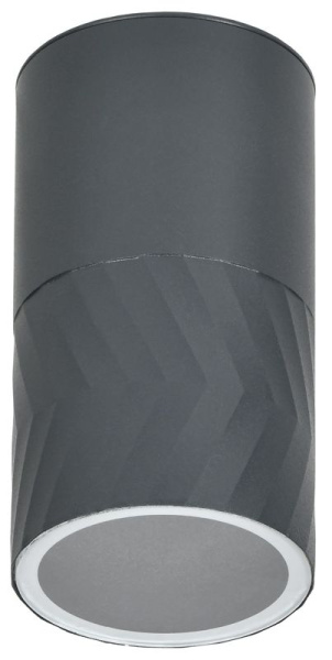 Светильник 5110 GU10 IP65 уличный потолочный сер. IEK LT-UPU0-5110-GU10-1-K03