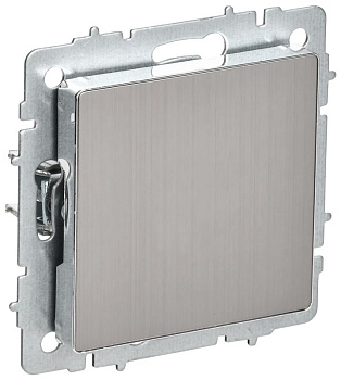 Заглушка BRITE МЗ10-БрГН с суппортом механизм метал. хром/никель IEK BR-PL10-M-K23