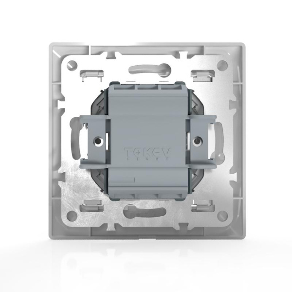 Выключатель 1-кл. СП AVA 10А IP20 в сборе бел. TOKOV ELECTRIC TKL-AV-V1F-C01