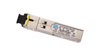 Модуль SFP WDM 1Гбит/с одно волокно SM SC Tx:1550/Rx:1490нм 24дБ до 80км DDM NIKOMAX GL-OT-SG24SC1-1550-1490