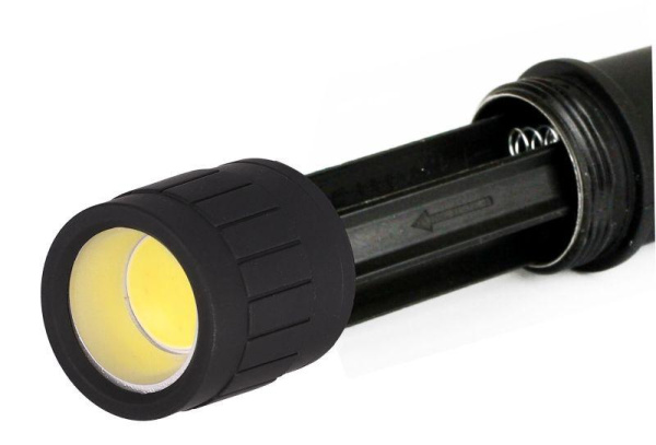 Фонарь LED16011 3хR03 COB LED 3Вт пластик. черн. (блист.-пакет) Ultraflash 14773