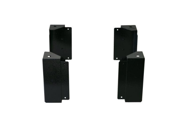 Элемент цоколя угловой DekraftUno 200мм RAL9005 (уп.4шт) DEKraft 32877DEK