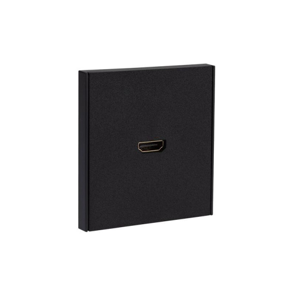Розетка СП STRONG HDMI IP20 антрацит Kranz KR-78-0730-5