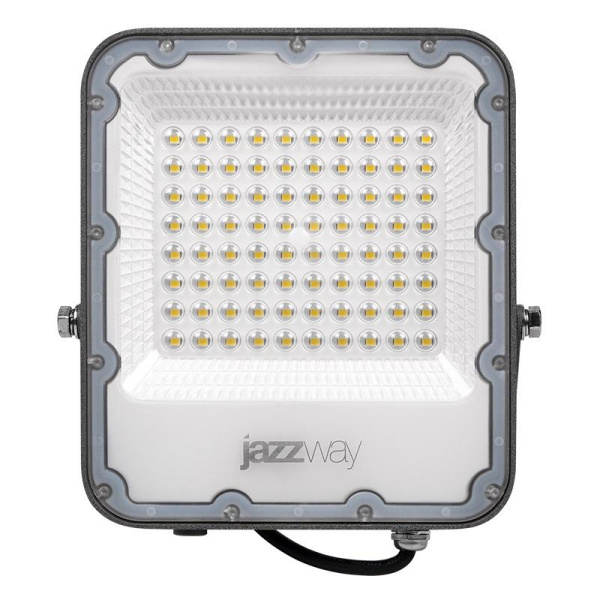 Прожектор светодиодный PFL-S4 50Вт 6500К IP65 80град. ДО с линзовым модулем JazzWay 5036420