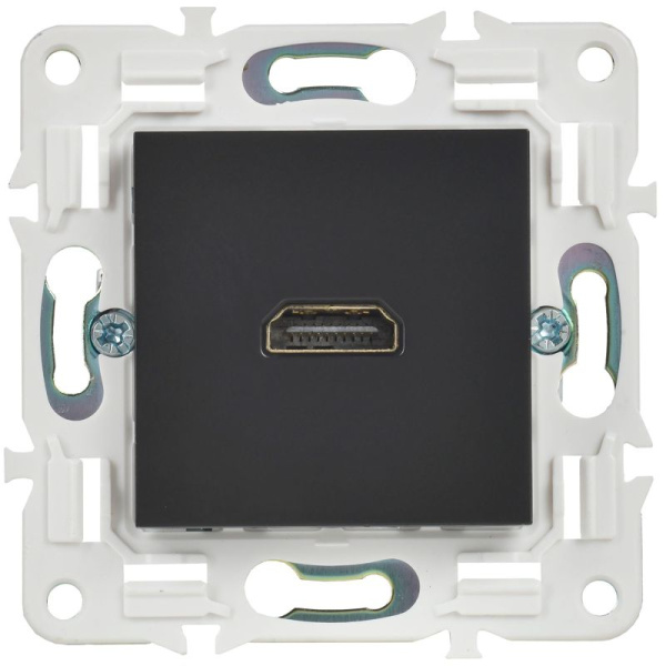 Розетка HDMI SKANDY SK-H01Bl черн. IEK SK-H10-K02