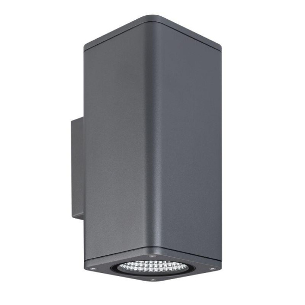 Светильник светодиодный LGD-EVO-WALL-TWIN-S100x100-2x12W Warm3000 (GR 44 deg 230В) IP54 металл Arlight 046195