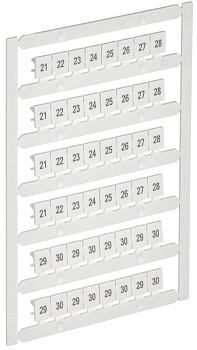 Маркер для CTS 6кв.мм/CP 10кв.мм "21-30" ARMAFIX IEK AF-CT10D-M-006-03