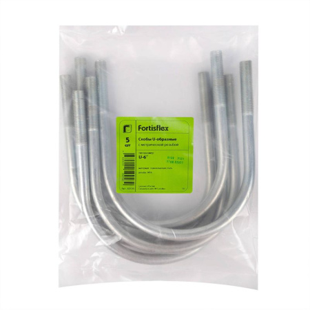 Болт U-образный 5дюйм М12 оцинк. (уп.25шт) Fortisflex 63129
