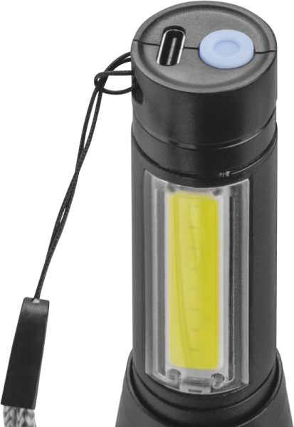 Фонарь светодиодный ручной 90 909 OPT-CP12-ACCU пласт.1LED 3Вт+1COB 1.5Вт li-ion 0.5А.ч 3реж. IPХ4 ОНЛАЙТ 90909