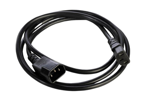 Шнур питания R-10-Cord-C13-C14-1.8 с заземл. IEC 60320 C13/IEC 60320 C14 10А/250В (3х1.0) 1.8м ЦМО 1293830