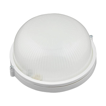Светильник светодиодный ULW-K21B 12W/4000K IP54 WHITE 12Вт 4000К бел. свет IP54 1200лм d188мм круг влагозащ. корпус бел. ТМ Uniel UL-00012046