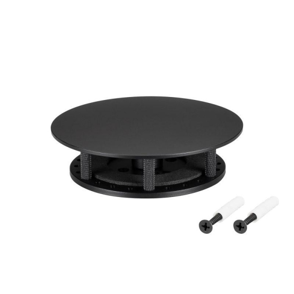 Крепление MOONLIGHT-BASE-ROUND-D25-S метал. черн. Arlight 046066