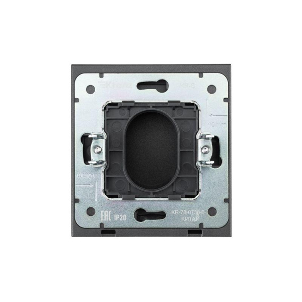 Вывод кабеля STRONG графит Kranz KR-78-0736-6
