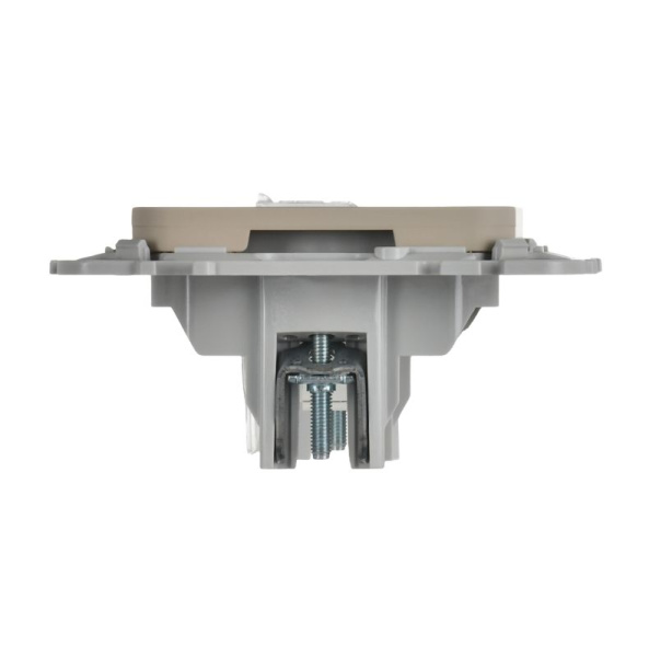 Розетка компьютерная СП FLITE РК5е-1-0-ФлЛ RJ45 кат.5E UTP механизм льняной IEK FI-K12-1-K88