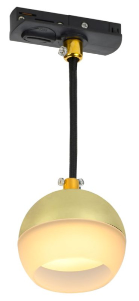 Светильник 4119 декоративный трековый подвесной GX53 золото IEK LT-UCB0-4119-GX53-1-K22
