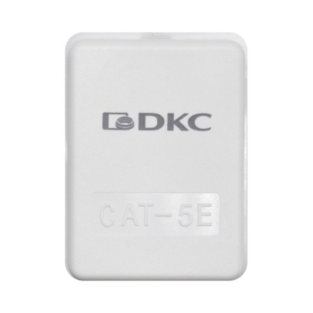 Розетка 1-м кат.5E Keystone универс. DKC RNW5E1WH
