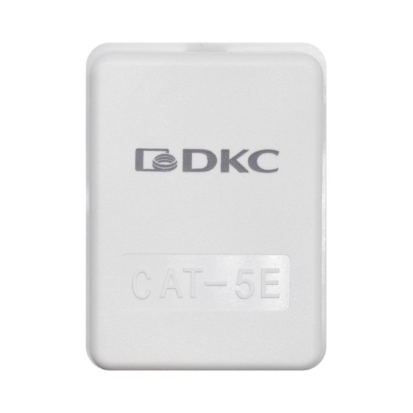 Розетка 1-м кат.5E Keystone универс. DKC RNW5E1WH