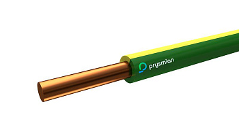 Провод ПуВнг(А)-LS 1х1.5 450/750В Ж/З (бухта) (м) РЭК-PRYSMIAN 0601040301