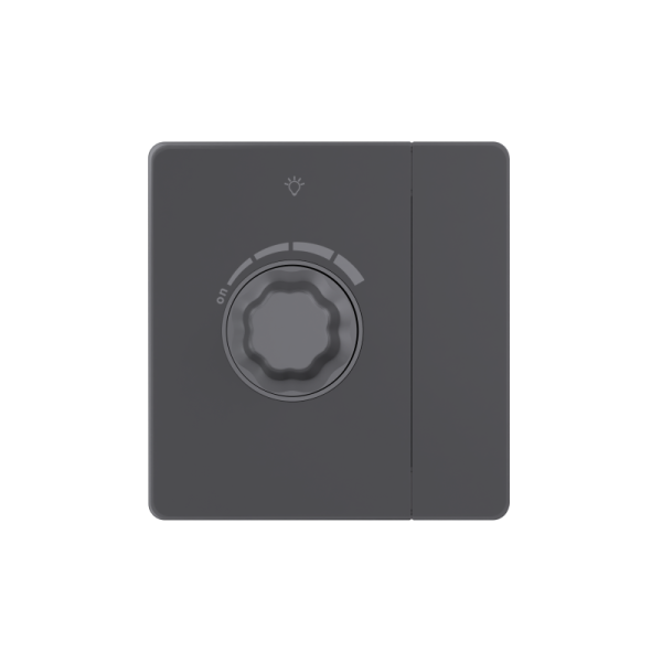 Светорегулятор 1-кл. СП TRIAC Systeme Infinity 10А 300Вт 250В с выключателем вулканический пепел SE FSE000721