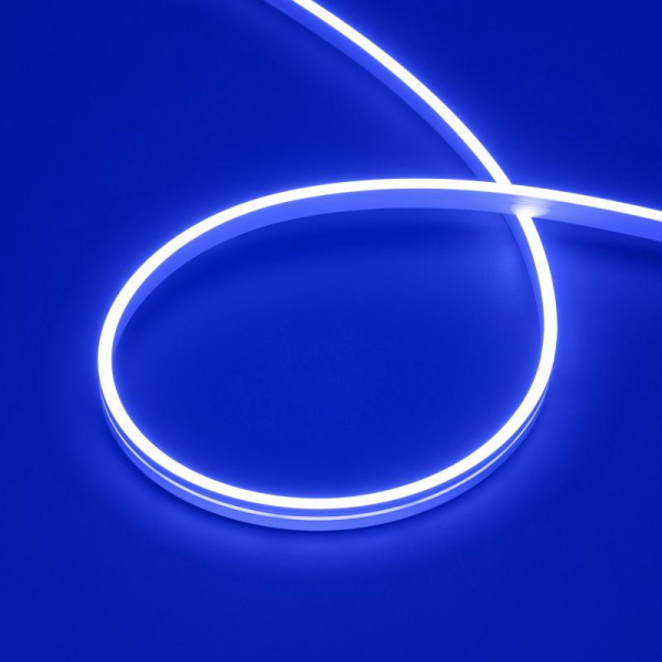 Лента светодиодная MOONLIGHT-SIDE-A168-4x10mm 24V Blue 7.2Вт/м IP65 wire x2 прямой вывод кабеля герметичная (уп.5м) Arlight 038314