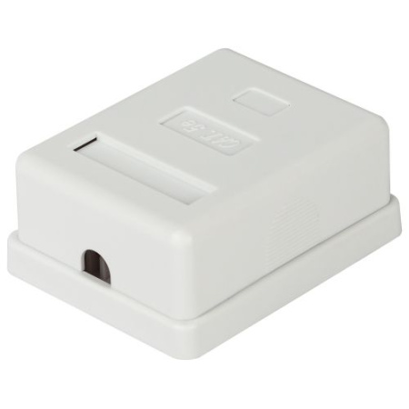 Розетка компьютерная 1-м RJ45 кат.5E неэкранир. RJ01UN Эра Б0056900