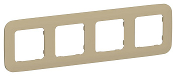 Рамка 4-м СП FLITE РУ-4-А-ФлХ хаки IEK FI-M42-31-20-K59