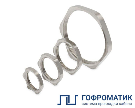 Гайка установочная плоская Г32Н-М20х1.5 ГОФРОМАТИК zeta33388