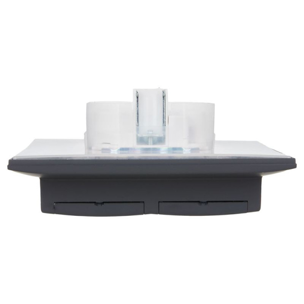 Розетка 2-м SKANDY 16А IP44 с крышкой в сборе SK-R12G графит IEK SK-R26-16-44-K53-F