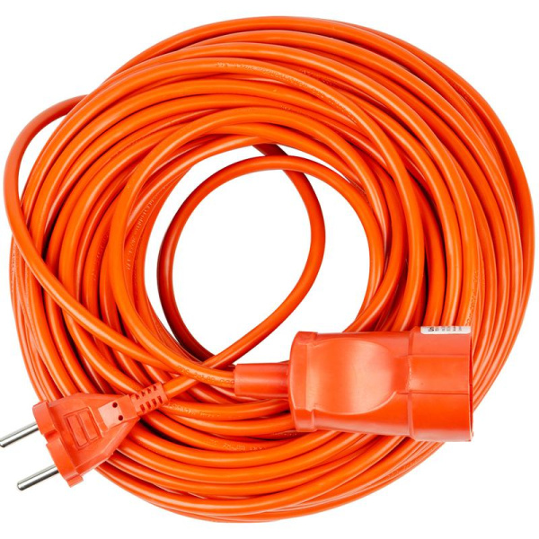 Удлинитель-шнур 1х30м без заземл. 10А YX10-101 /UCK-1N/2x100/30M/O ORANGE ПВС 2х10 оранж. TM Uniel UL-00010795