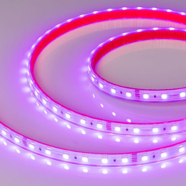 Лента светодиодная RTW-PS-B60-12mm 24V RGB 14.4Вт/м IP67 5060 герметичная (уп.5м) Arlight 021400(2)