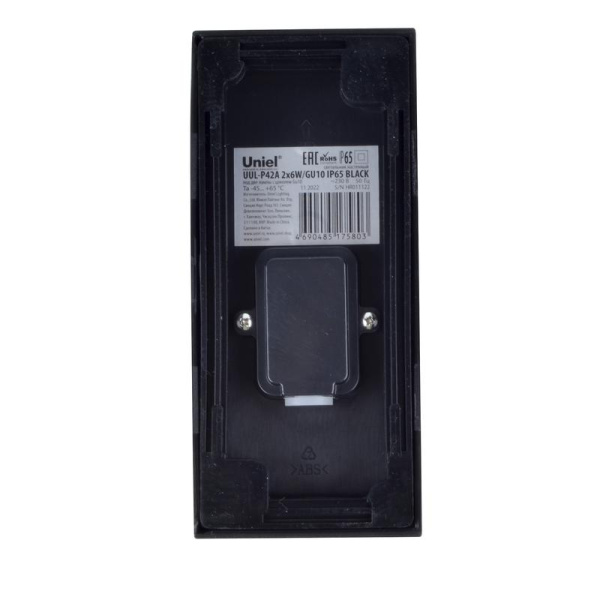 Светильник UUL-P42A 2х6W-GU10 GU10 IP65 уличный BLACK Uniel UL-00010513