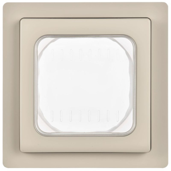 Рамка 1-м СП FLITE Рпро-1-55-ФлЛ IP55 льняной IEK FI-M10-32-55-K88