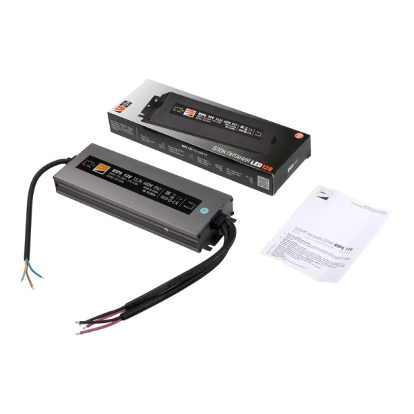 Блок питания для светодиод. ленты BSPS 12В 33.30А 400Вт IP67 JazzWay 5062108