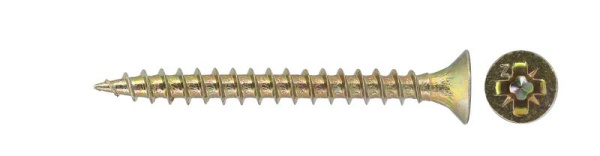 Саморез ШУж 3.5х40 потайная головка (уп.15шт) Tech-Krep/Zitar 102484