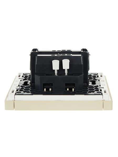 Выключатель проходной 1-кл. СП FORTE&PIANO 10А FP403 ваниль IEK FP-V12-0-10-1-K10