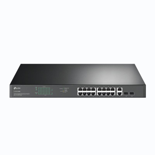 Коммутатор TL-SG1218MP 18-портовый гигабитный с 16 портами PoE+ TP-Link 1800046