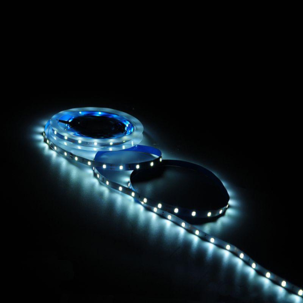 Лента светодиодная Basic 2835/60-SMD 4.8Вт/м 4000К нейтр. бел. IP20 312лм/м 12В 8мм (уп.5м) GAUSS BT006