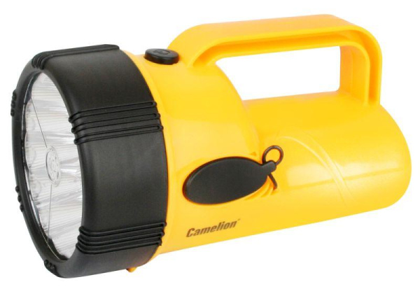 Фонарь аккумуляторный LED29314 19LED аккум. 4В 2.3А.ч 220В желт. Camelion 10471