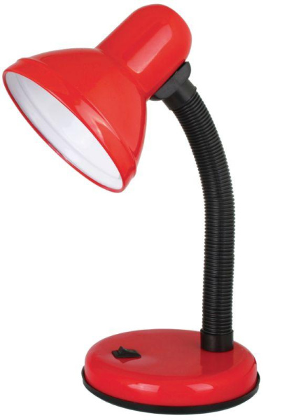 Светильник UF-301P С04 настол. 230В 60Вт красн. Ultraflash 12898
