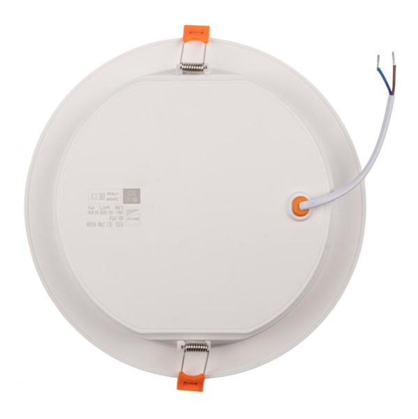 Светильник светодиодный PLED DL7 WH Downlight 24Вт 4000К IP54 220х26мм ДВО встраив. JazzWay 5042568