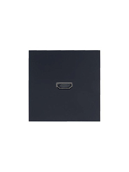 Розетка HDMI 1-м СП ZIMA IP20 механизм черн. бархат LEZARD 704-4288-203